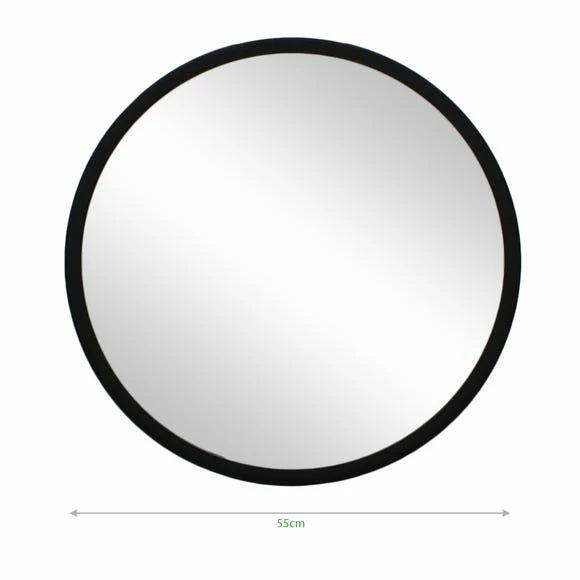 Best Sale π Elements Elements Round Wall Mirror 55cm Black π - Image 3