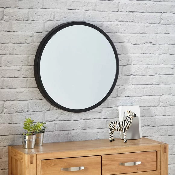 Best Sale π Elements Elements Round Wall Mirror 55cm Black π