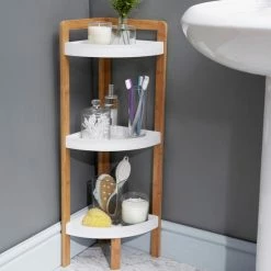 Cheap ✨ Elements Elements Bamboo 3 Tier Corner Caddy 🧨