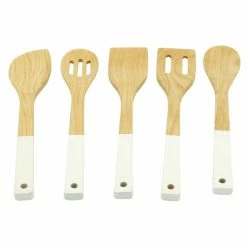 Best reviews of 💯 Elements Elements White Ashwood Set of 5 Utensils 👏