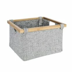 Hot Sale 👏 Elements Elements Grey Bamboo Basket 🌟