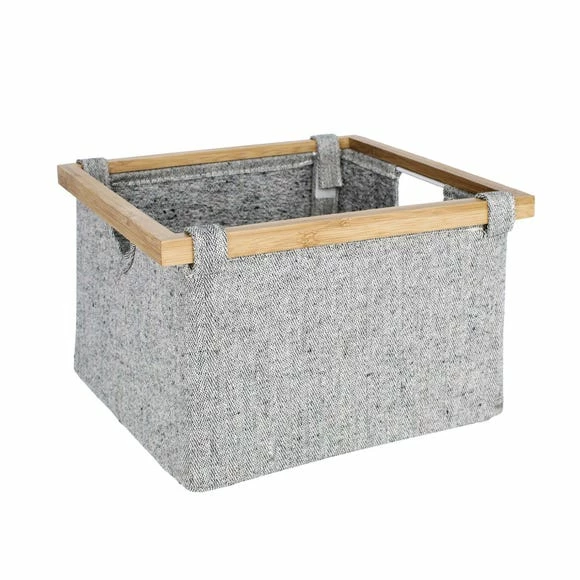 Hot Sale π Elements Elements Grey Bamboo Basket π