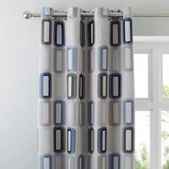 Best reviews of 🥰 Elements Elements Dahl Blue Eyelet Curtains 👏