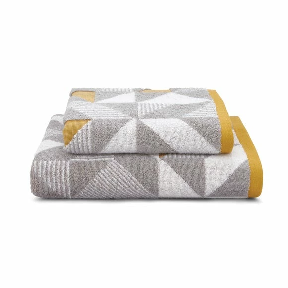 Best Pirce ⭐ Elements Elements Geo Ochre Towel 🥰