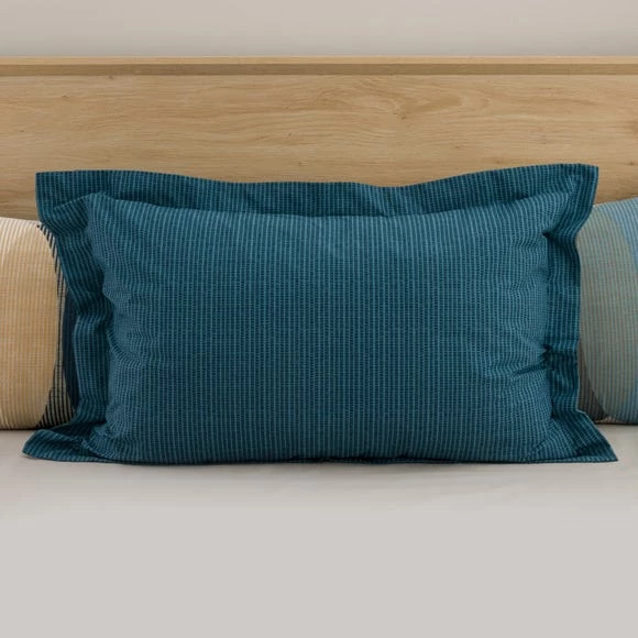 New ✨ Elements Elements Elijah Blue Oxford Pillowcase ⌛