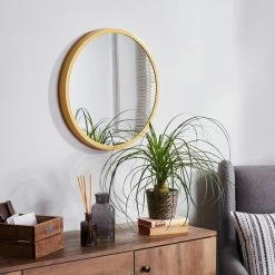 Best deal 🌟 Elements Elements Ochre Round Mirror 🔔
