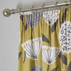 Best Sale π Elements Elements Emmott Ochre Pencil Pleat Curtains π₯