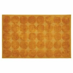 Budget 🔔 Elements Elements Circles Ochre Bath Mat ✔️