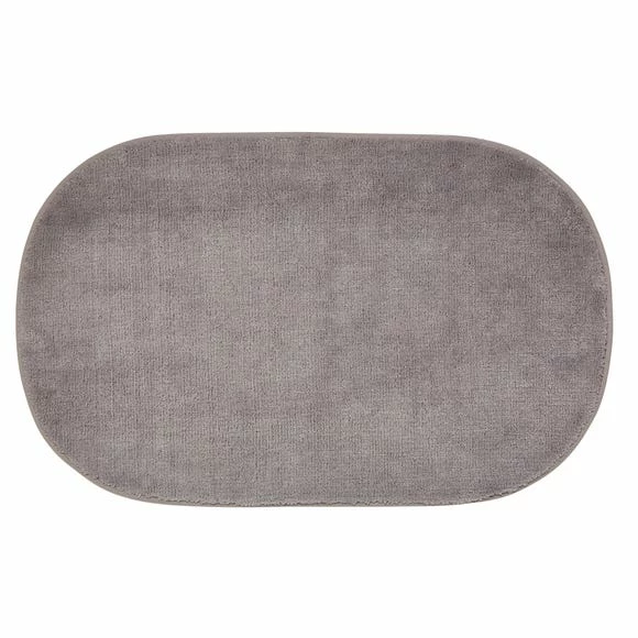 Budget 𧨠Elements Elements Geo Capsule Grey Bath Mat π
