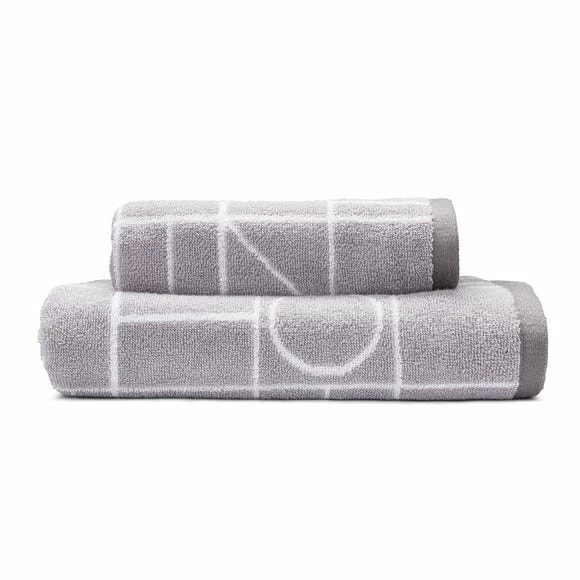 Deals π₯ Elements Elements Geometric Grey Towel π