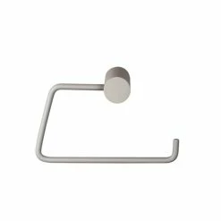 New ❤️ Elements Elements Soft Touch Grey Toilet Roll Holder 🤩