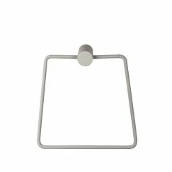 Hot Sale 🤩 Elements Elements Soft Touch Grey Towel Ring 🤩