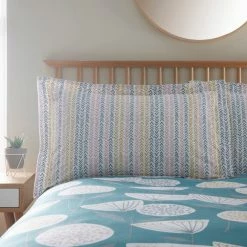 Discount π₯ Elements Elements Emmott Oxford Teal Pillowcase π₯