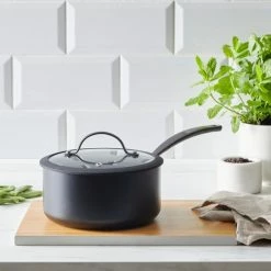Deals ⌛ Elements Elements Black CVD Saucepan 18cm 👍