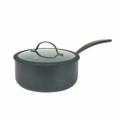 Outlet ✨ Elements Elements Black 20cm Saucepan and Lid 🤩