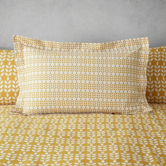 Best deal π Elements Elements Vete Ochre Oxford Pillowcase β