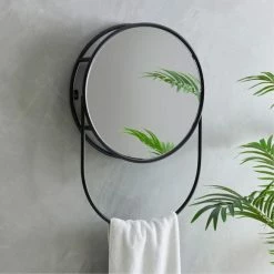 Top 10 💯 Elements Elements Matte Black Storage Mirror 🔔
