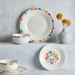 New 🔔 Elements Elements Skandi Half Moon 12 Piece Dinner Set 👍