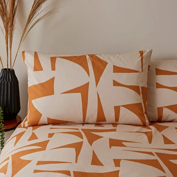 New βοΈ Elements Elements Klipp Orange Duvet Cover and Pillowcase Set π - Image 3