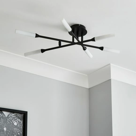 Budget π Elements Elements Fontain 6 Light Ceiling Fitting 70cm βοΈ - Image 2