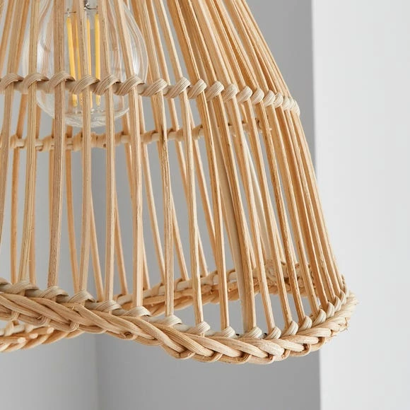 Best Sale β Elements Elements Jaula 3 Light Rattan Cluster Fitting π - Image 3