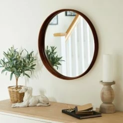 Top 10 ✨ Elements Elements Solid Oak 55cm Round Mirror 😀