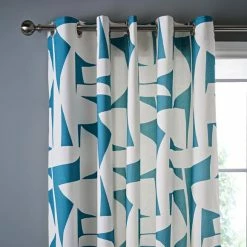 Best deal 🌟 Elements Elements Klipp Teal Eyelet Curtains 😉