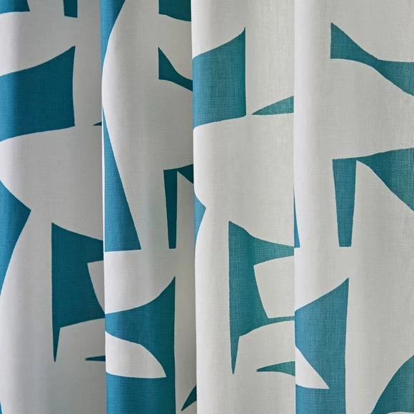 Best deal π Elements Elements Klipp Teal Eyelet Curtains π - Image 3