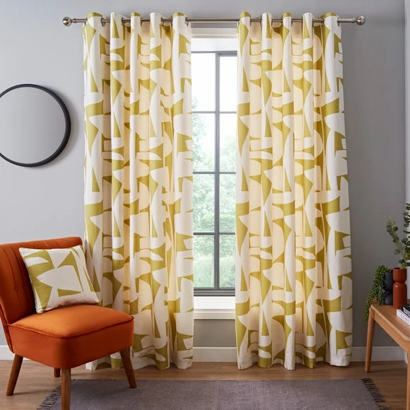 Best Sale π Elements Elements Klipp Chartreuse Eyelet Curtains βοΈ - Image 2