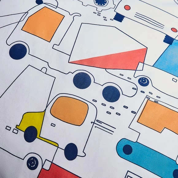 Wholesale 𧨠Elements Elements Transport 100% Cotton Duvet Cover and Pillowcase Set π - Image 5