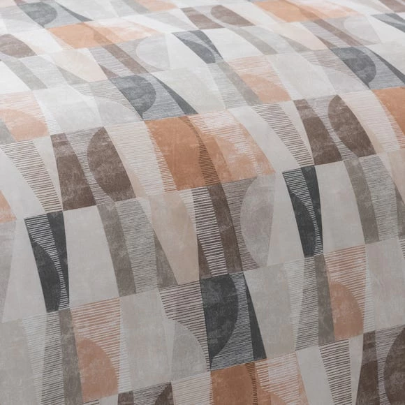 Deals π€© Elements Elements Iver Geo Natural Duvet Cover and Pillowcase Set β - Image 3