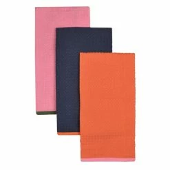 Best Pirce 🔔 Set of 3 Elements Contrast Tea Towels 🔔