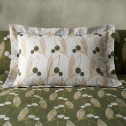 Discount β€οΈ Elements Elements Leaf Olive Oxford Pillowcase π₯