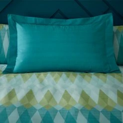 Brand new 🧨 Elements Elements Maverick Teal Oxford Pillowcase ⭐