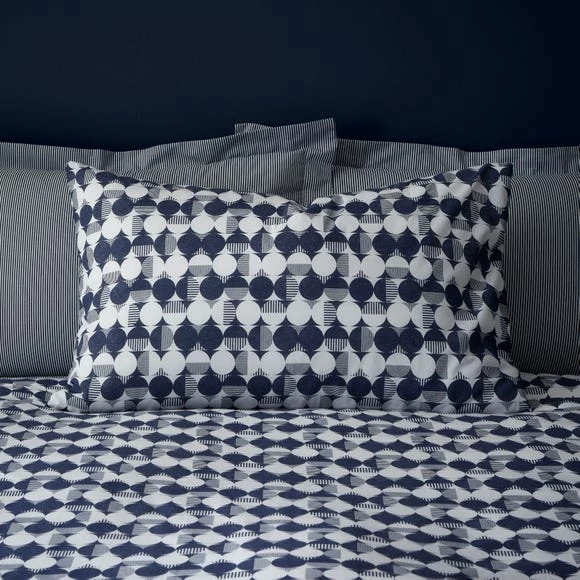 Discount π₯ Elements Elements Cove Blue Duvet Cover and Pillowcase Set π - Image 4