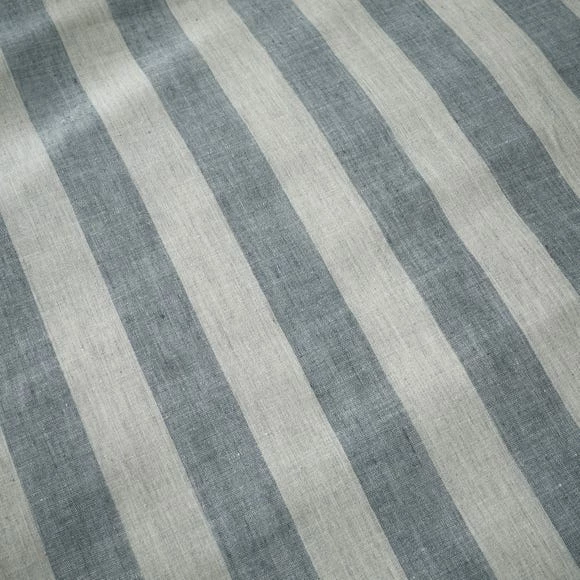 Best Sale β¨ Elements Elements Danby Stripe Blue Duvet Cover and Pillowcase Set π€© - Image 3