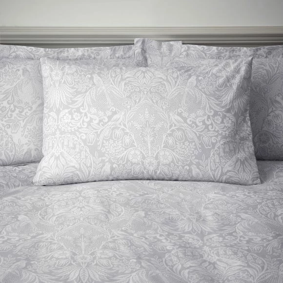 Wholesale 𧨠Elements Emelie Grey Duvet Cover and Pillowcase Set π - Image 3